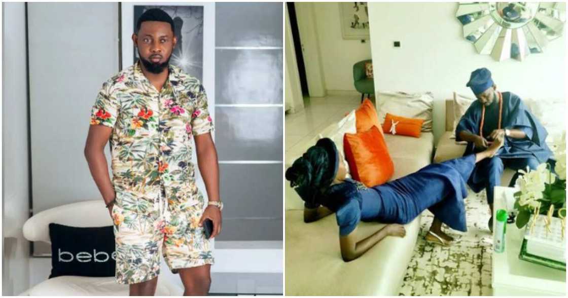 Photos of AY Makun and his daughter Ayomide