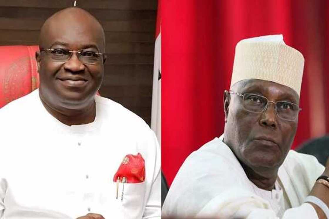 Gwamnan Abiya da Atiku. Gwamnan Abiya da Atiku.