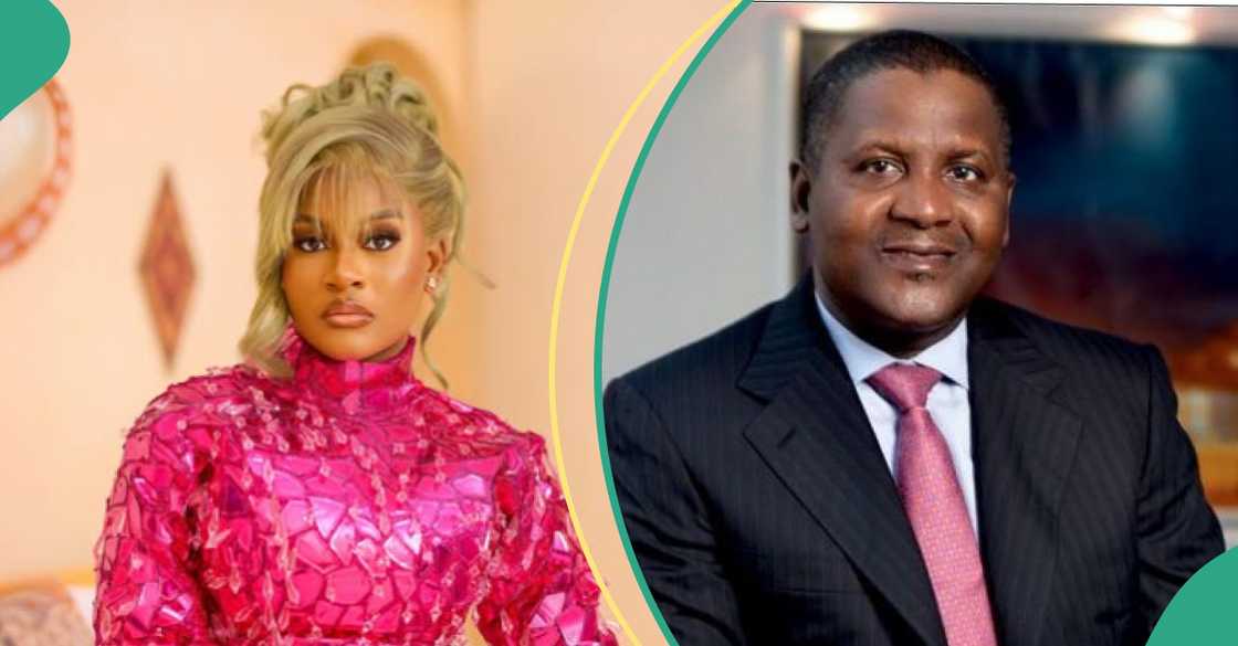 Talent manager Mike Premium speaks about Phyna's alleged N1bn demand from Dangote for her sister, Ruth Otabor. Talent manager Mike Premium speaks about Phyna's alleged N1bn demand from Dangote for her sister, Ruth Otabor.