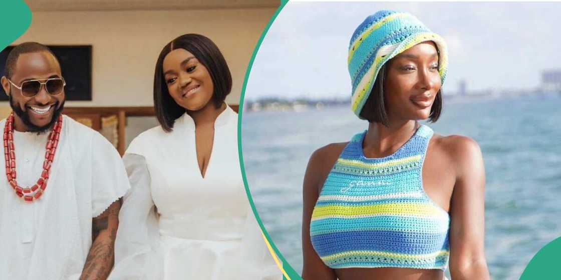 Davido and Chioma, Davido's Anita Brown at the beach Davido and Chioma, Davido's Anita Brown at the beach