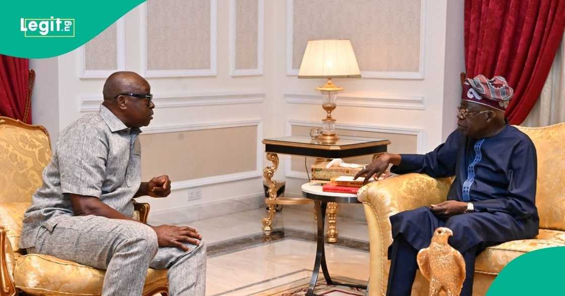 Ayodele Fayose, former governor of Ekiti, has opened up after meeting President Bola Tinubu at his Lagos residence. Ayodele Fayose, former governor of Ekiti, has opened up after meeting President Bola Tinubu at his Lagos residence.