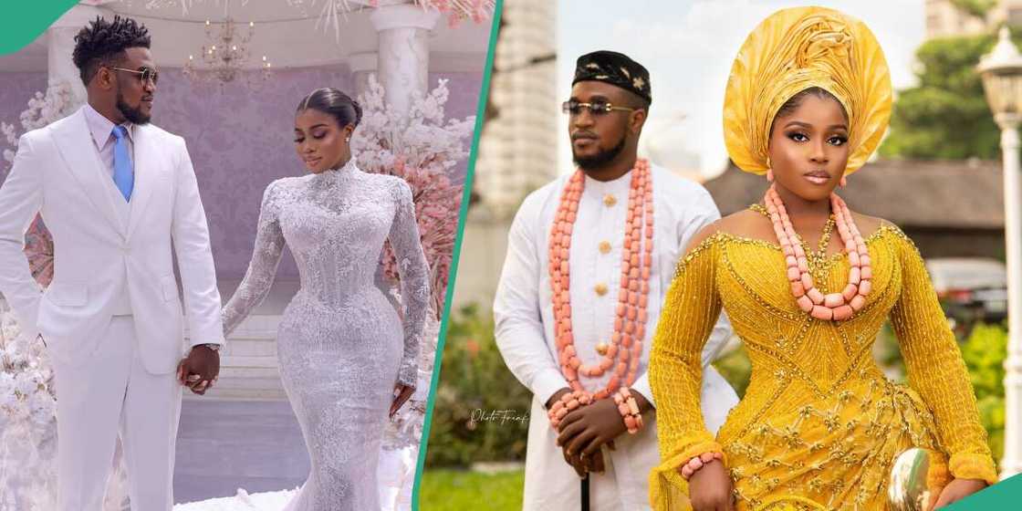 Veekee James stuns fans with daunting wedding veil