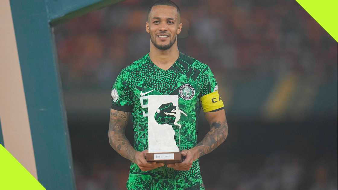 William Troost-Ekong, Super Eagles, Nigeria, Stade de Olympique Alassane Ouatarra, Abidjan, Ivory Coast, AFCON 2023 final. William Troost-Ekong, Super Eagles, Nigeria, Stade de Olympique Alassane Ouatarra, Abidjan, Ivory Coast, AFCON 2023 final.