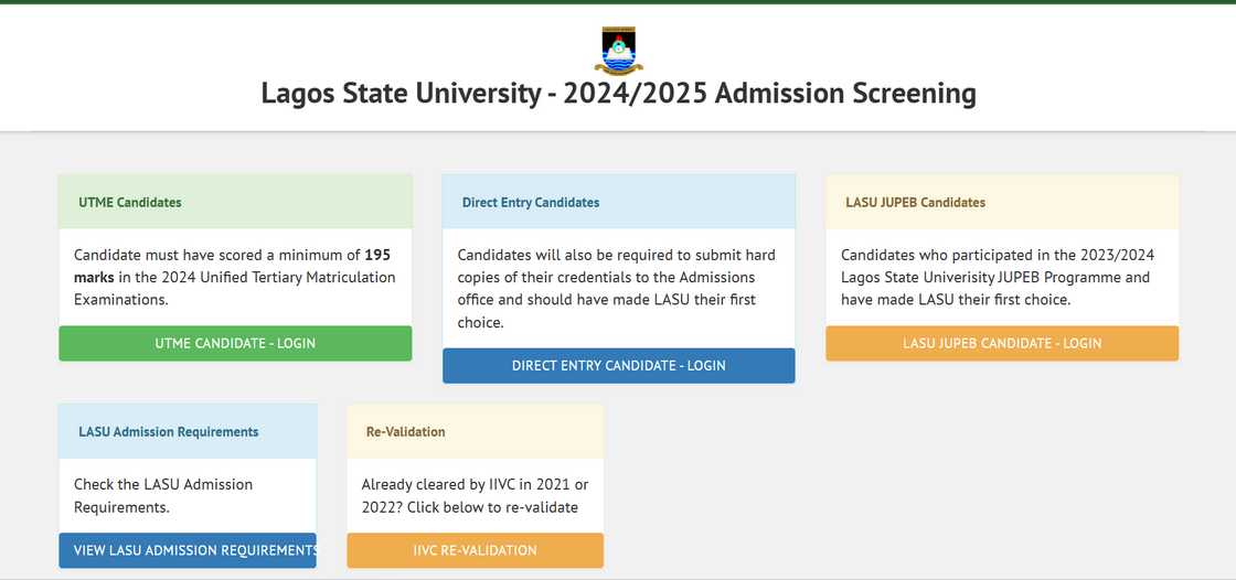 LASU portal