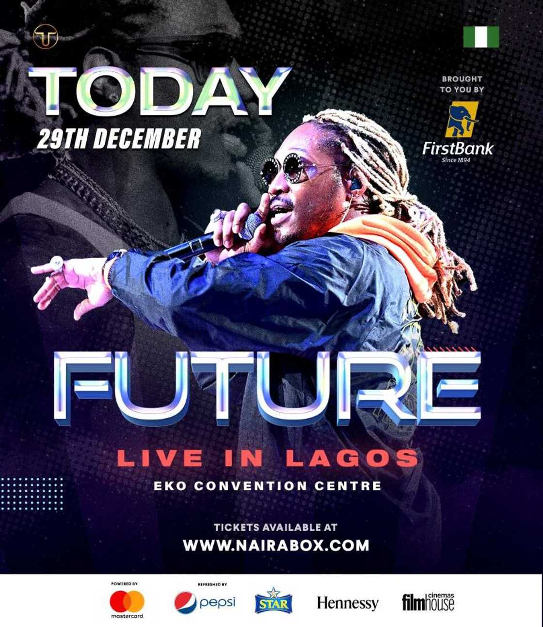 American rapper Future and rumoured girlfriend Lori Harvey in Lagos American rapper Future and rumoured girlfriend Lori Harvey in Lagos