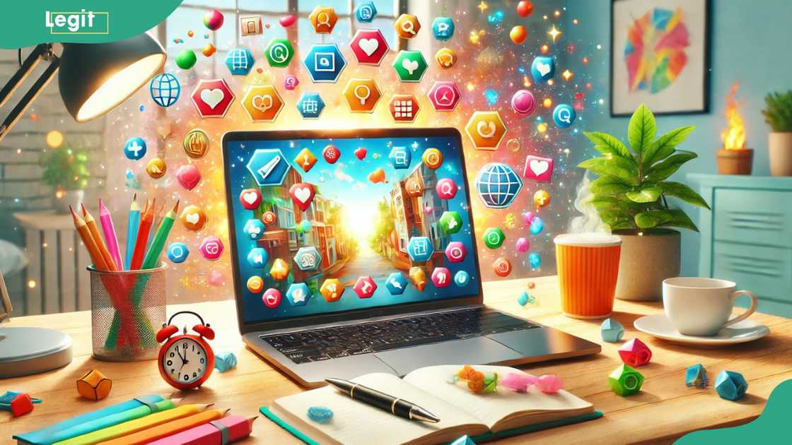 Virtual scavenger hunt ideas illustration Virtual scavenger hunt ideas illustration