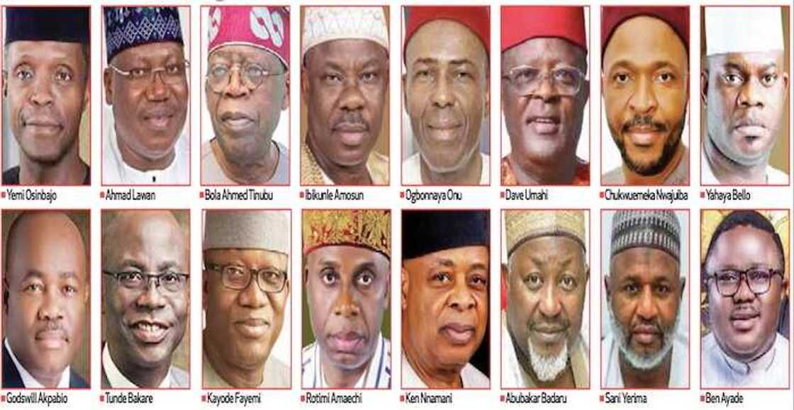 Abinda ya kamata ka sani game da mutum 23 ke son gadon Buhari karkashin APC Abinda ya kamata ka sani game da mutum 23 ke son gadon Buhari karkashin APC