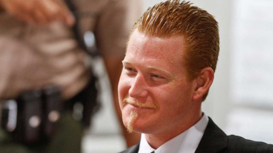Redmond O'Neal pictured sitting in the Airport Branch Courthouse Redmond O'Neal pictured sitting in the Airport Branch Courthouse