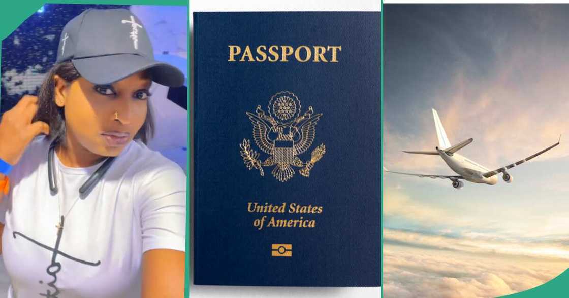 Lady becomes a US citizen. Lady becomes a US citizen.