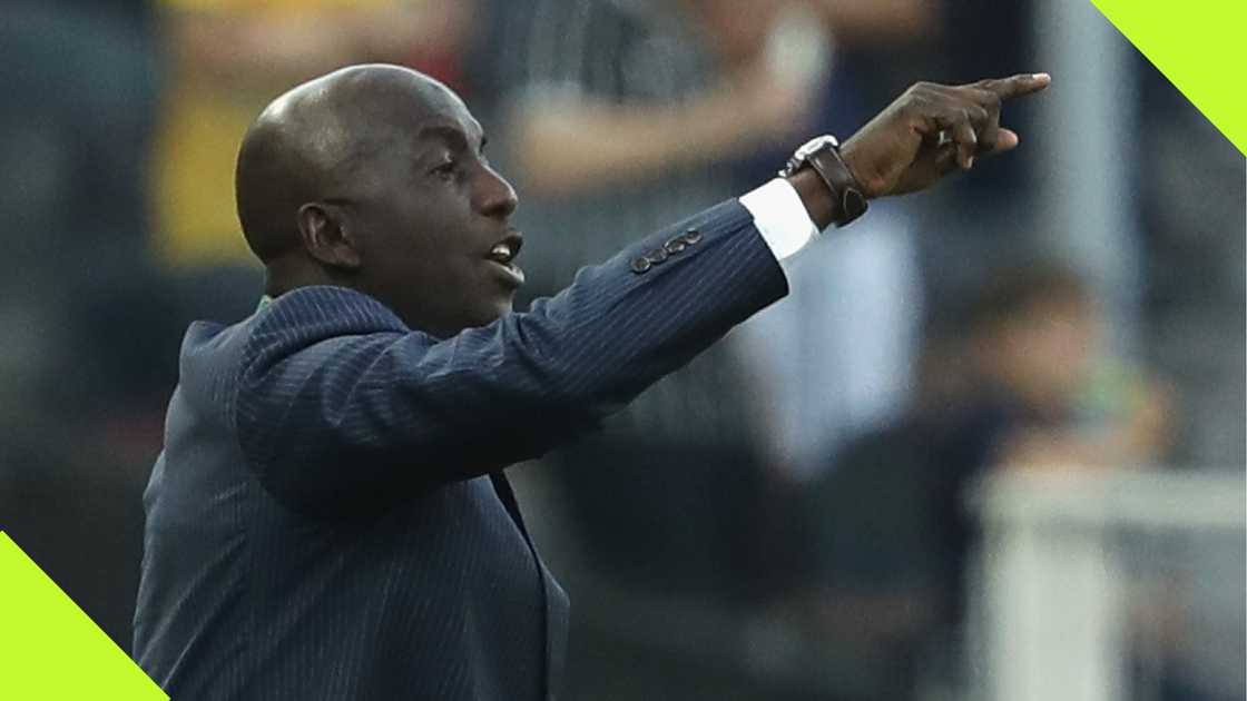 Samson Siasia coached the Dream Team at the 2016 Rio Olympics. Samson Siasia coached the Dream Team at the 2016 Rio Olympics.
