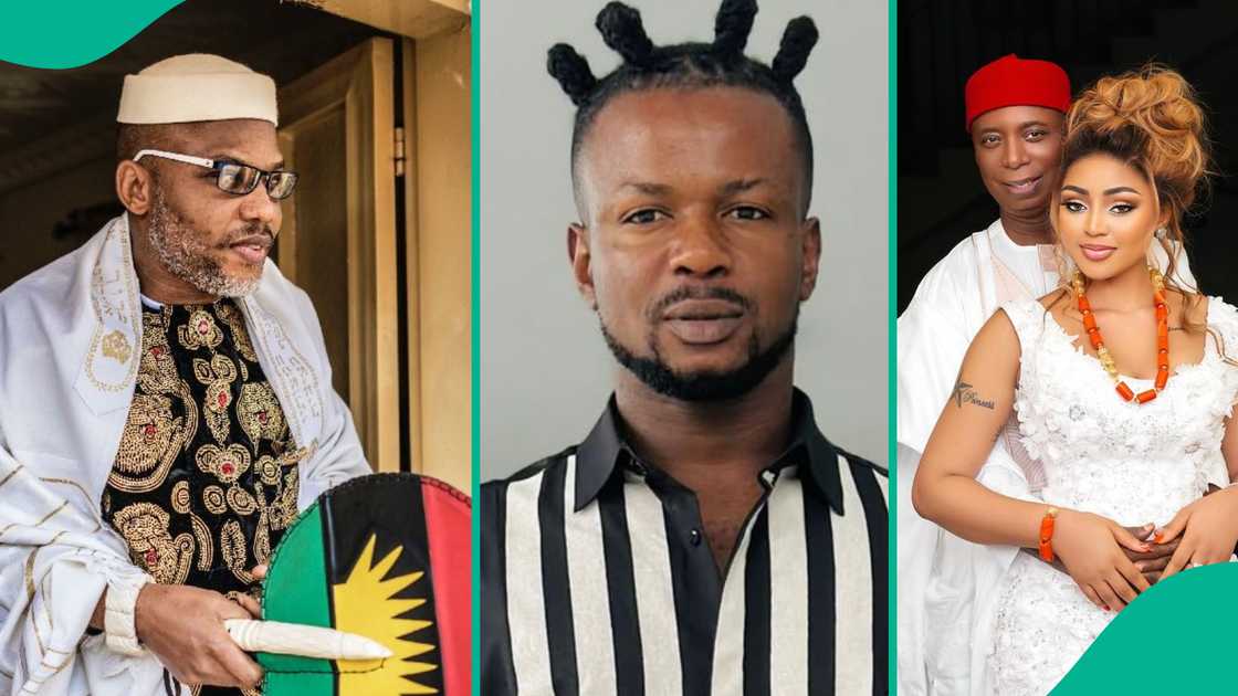 Nollywood filmmaker Stanley Ontop was arrested during 'Free Nnamdi Kanu' protest. Nollywood filmmaker Stanley Ontop was arrested during 'Free Nnamdi Kanu' protest.