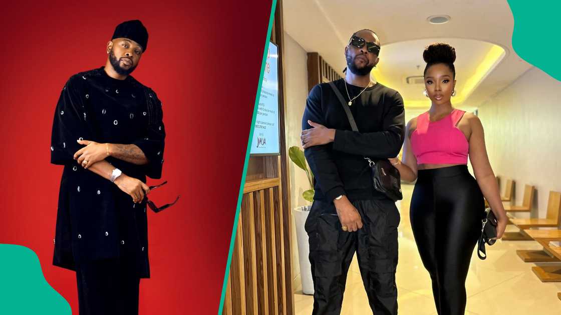 Teddy A shares romantic scene from lady, fans react Teddy A shares romantic scene from lady, fans react