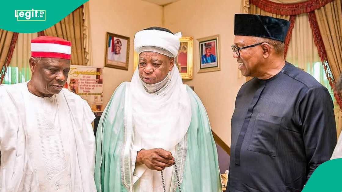 Sarkin Musulmi ya gana da Kwankwaso da Peter Obi Sarkin Musulmi ya gana da Kwankwaso da Peter Obi