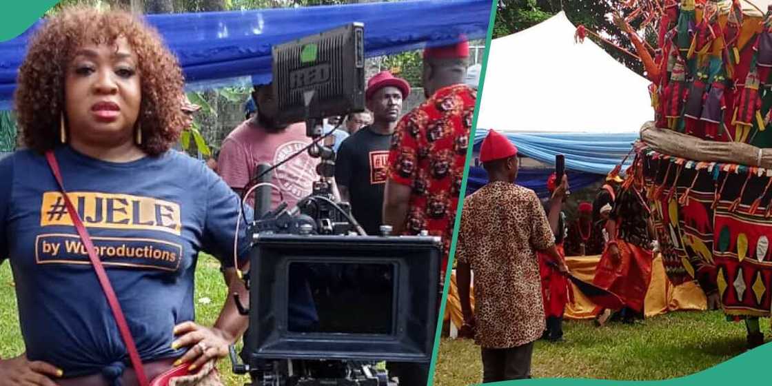 Ijele masquerade features in Nollywood movie Ijele masquerade features in Nollywood movie