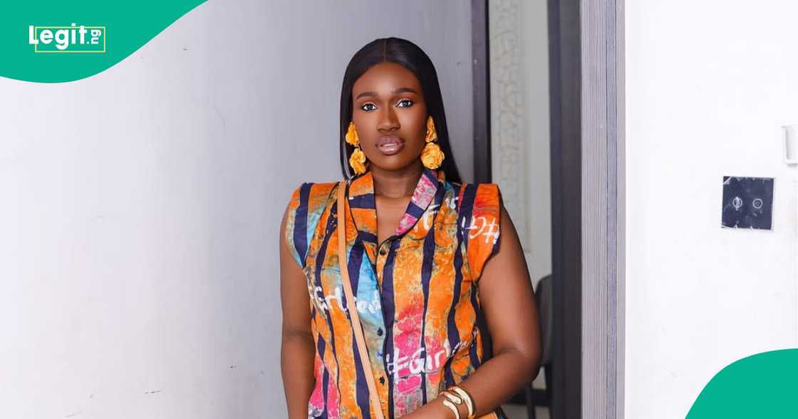 Warri Pikin celebrates her man during her recent performance. Warri Pikin celebrates her man during her recent performance.