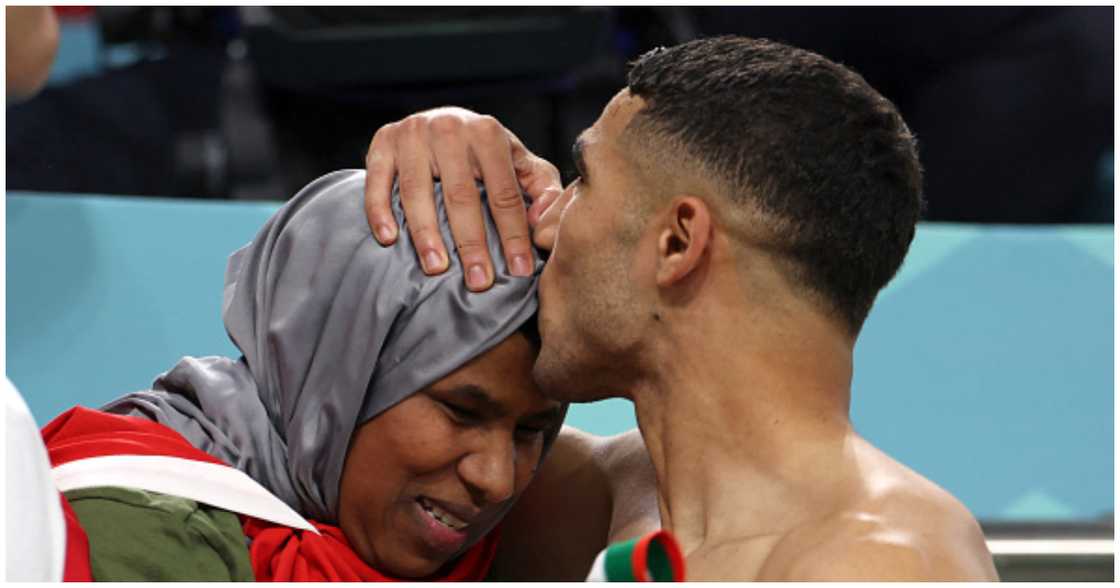 Achraf Hakimi, Sadia Mouth, Hiba Abouk, Morocco Achraf Hakimi, Sadia Mouth, Hiba Abouk, Morocco
