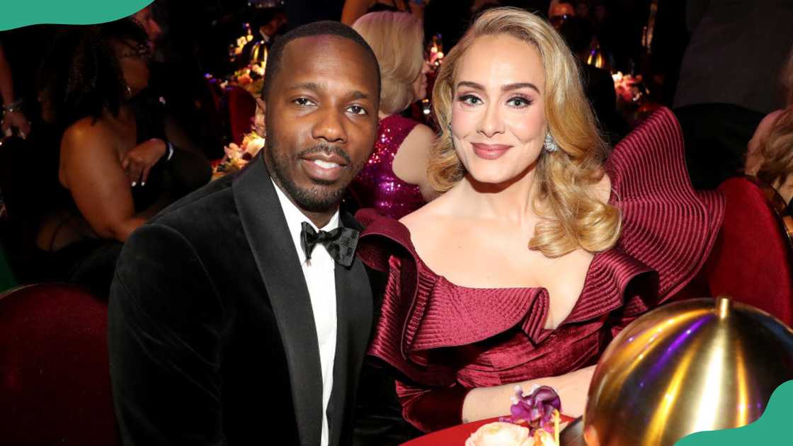 Rich Paul and Adele at an award ceremony Rich Paul and Adele at an award ceremony