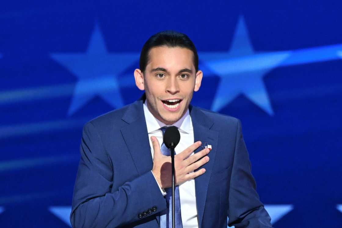 25-year-old Uruguayan social media star Carlos Eduardo Espina, who has 11 million followers across his social media, was among the speakers 25-year-old Uruguayan social media star Carlos Eduardo Espina, who has 11 million followers across his social media, was among the speakers