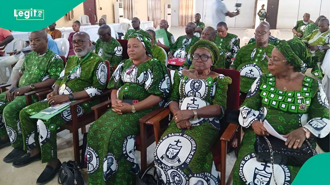 Knights of St. Mulumba headquarters, Nigeria, during Supreme Knight’s statement. Knights of St. Mulumba headquarters, Nigeria, during Supreme Knight’s statement.