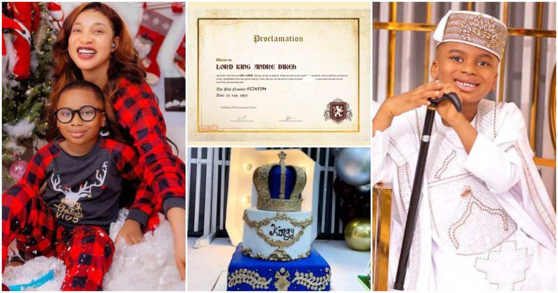 Tonto Dikeh's son clocks 6 Tonto Dikeh's son clocks 6