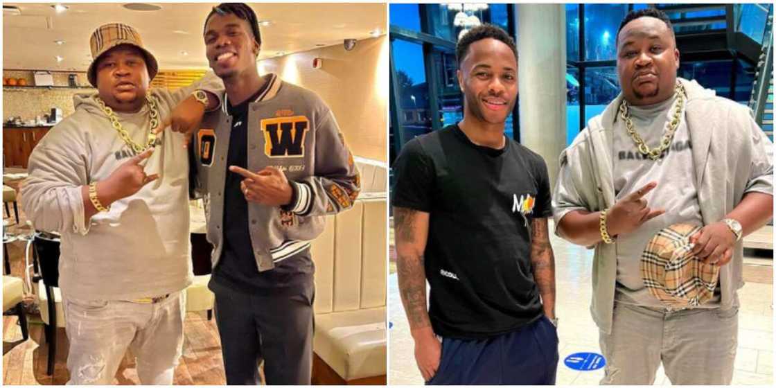 Cubana Chief Priest with Pogba and Sterling Cubana Chief Priest with Pogba and Sterling