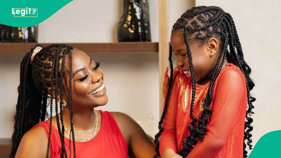Sophia Momodu and Imade Adeleke spotted with Prisiclla Ojo and her baby.