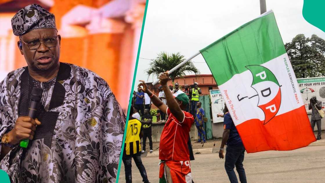 2027 Election: "PDP Is Now a Swamp," Fayose Declares, Mentions Where Makinde, Bala Will Defect To