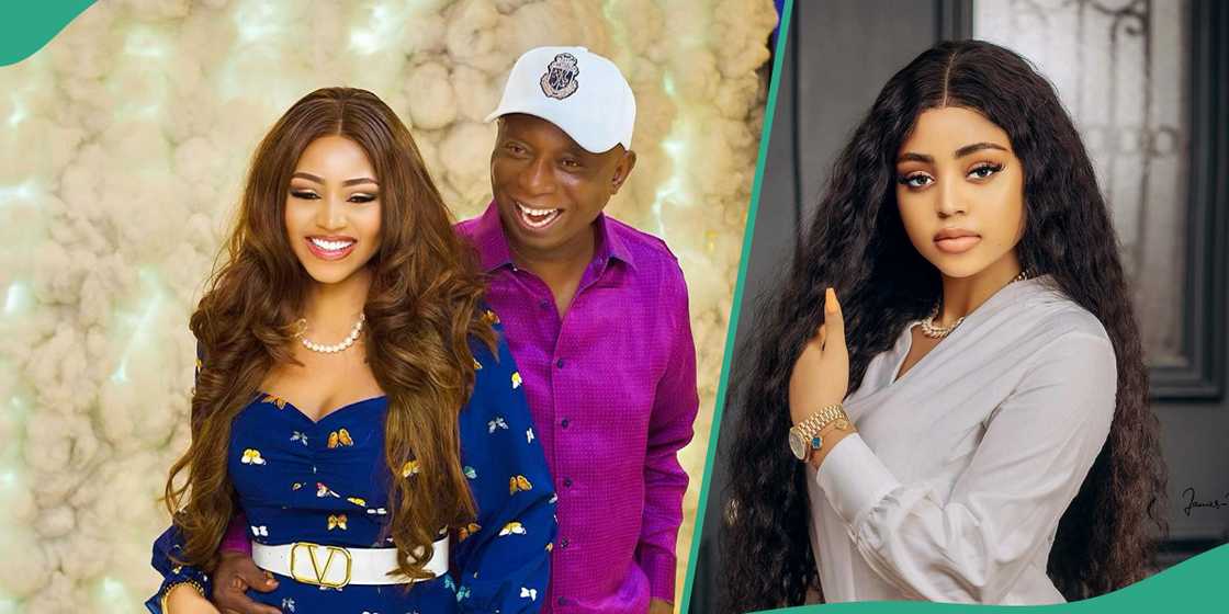 Regina Daniels gushes over her marriage. Regina Daniels gushes over her marriage.