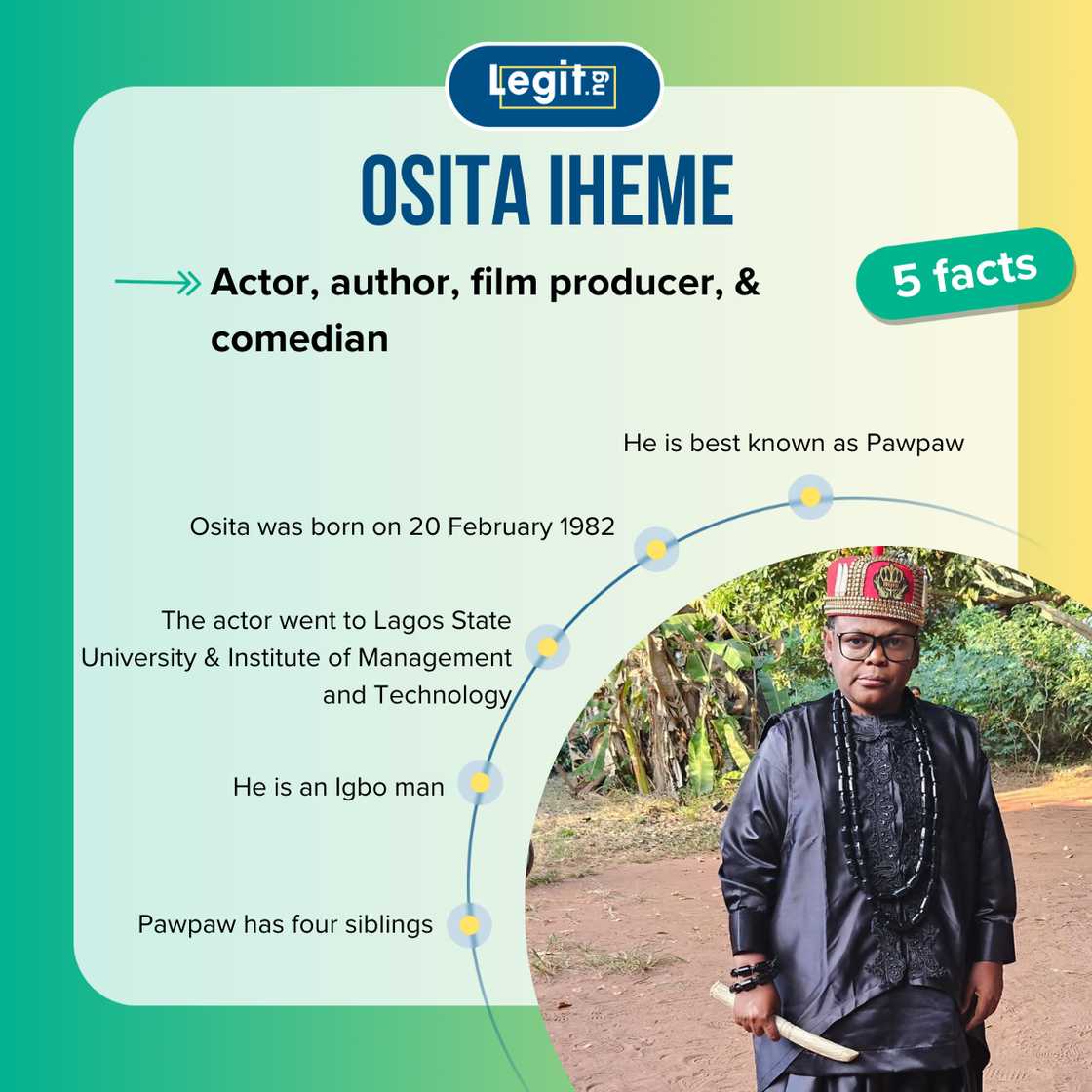 Top-5 facts about Osita Iheme Top-5 facts about Osita Iheme