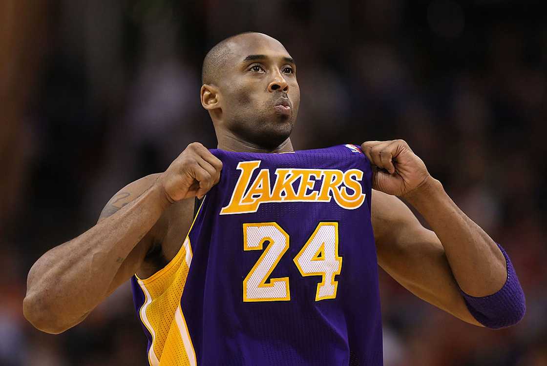 Kobe Bryant at US Airways Center on 19 February 2012 in Phoenix, Arizona.