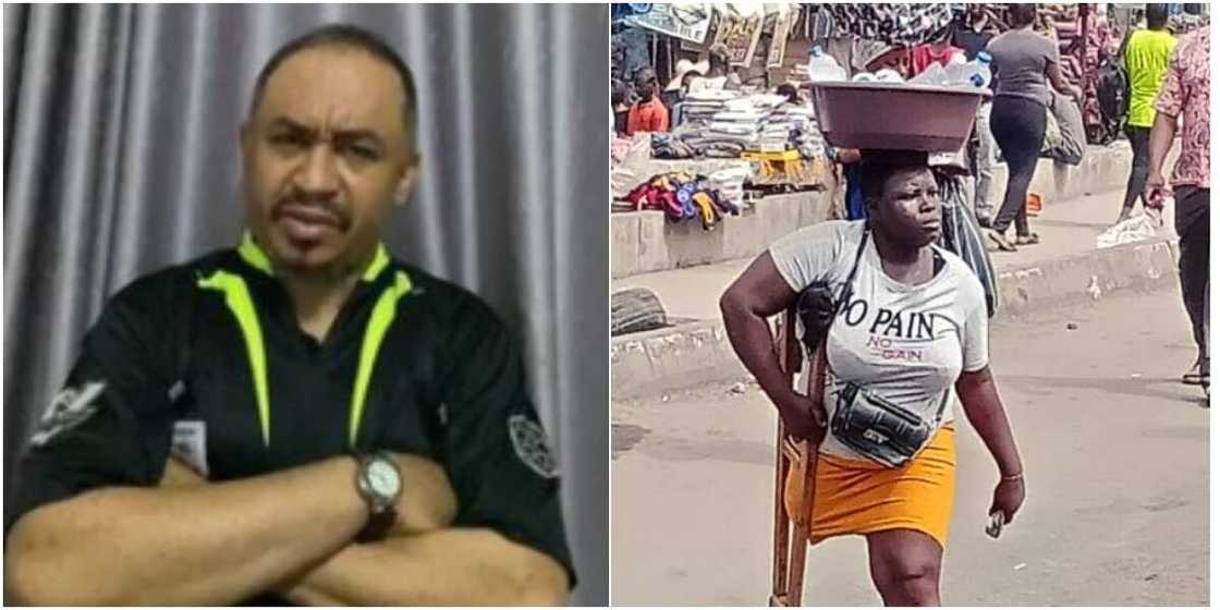 Daddy Freeze and the amputee hawker Daddy Freeze and the amputee hawker