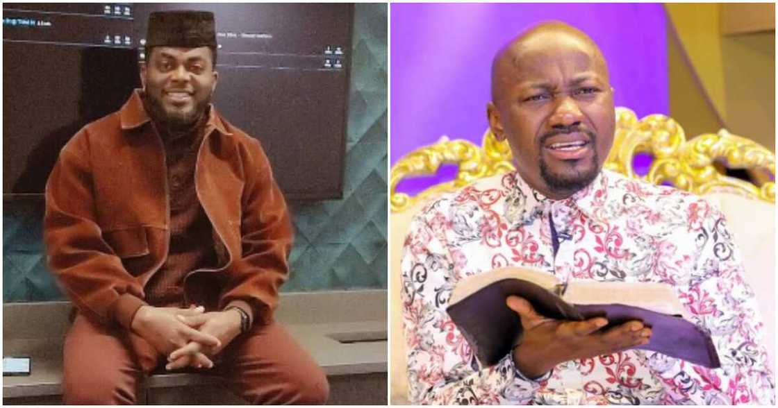 Singer Kelly Hansome and Apostle Suleman Singer Kelly Hansome and Apostle Suleman