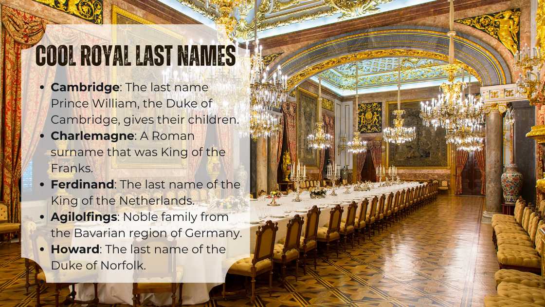 cool royal last names