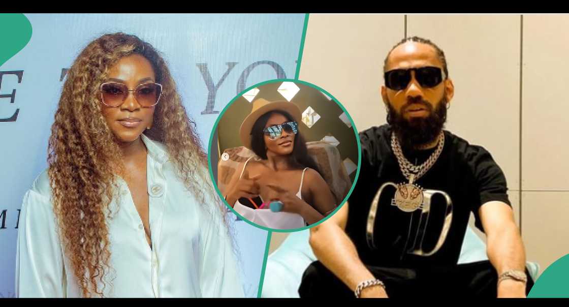 Genevieve Nnaji, Phyno, Flavour N’abania and Arise TV Ojinika Okpe Enjoy Fun Nighttime at the Beach Genevieve Nnaji, Phyno, Flavour N’abania and Arise TV Ojinika Okpe Enjoy Fun Nighttime at the Beach