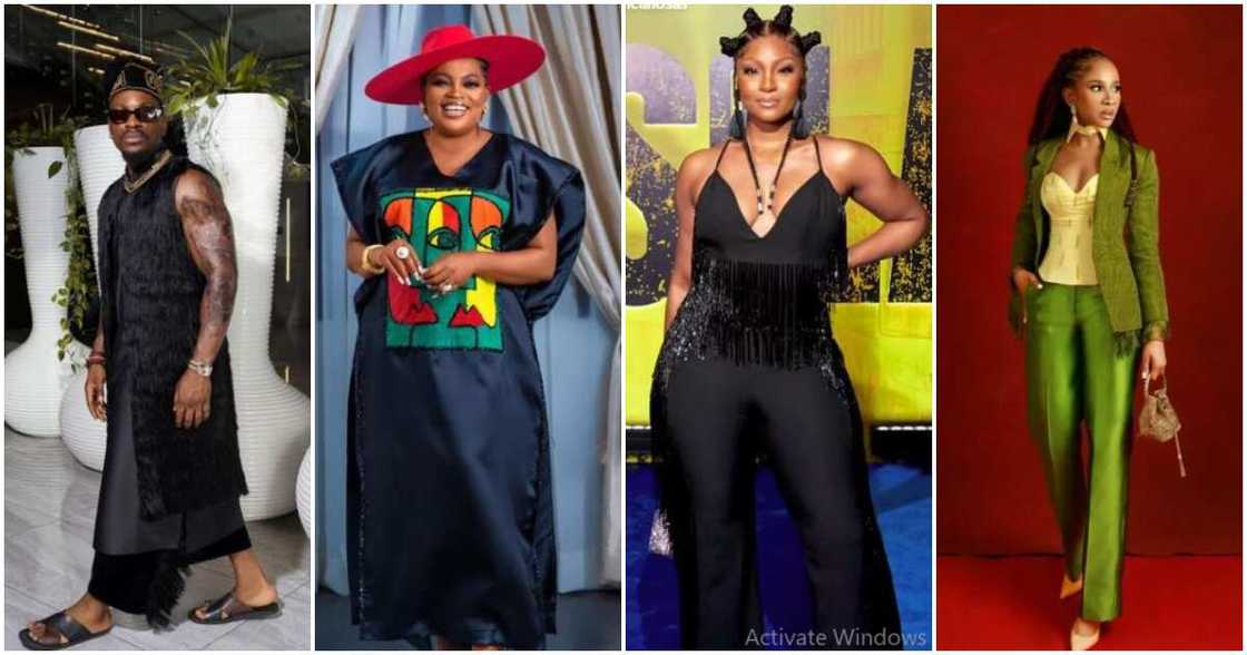 Photos of Tobi Bakre, Funke Akindele, Osas Ighodaro and Adesua Etomi