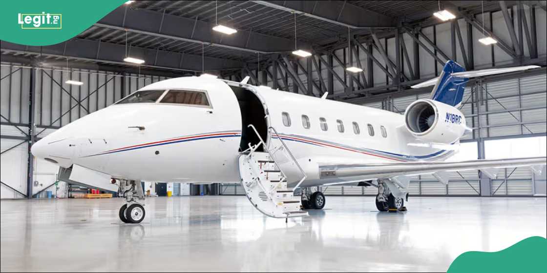 The converted aircraft prepared for emergency medical evacuation missions. The converted aircraft prepared for emergency medical evacuation missions.