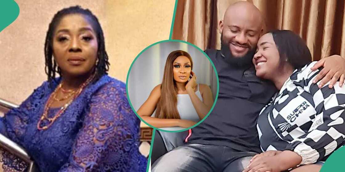 Rita Edochie taunts Yul and Judy over May Edochie's N100m lawsuit. Rita Edochie taunts Yul and Judy over May Edochie's N100m lawsuit.