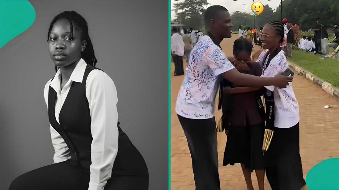 A Nigerian student was moved to tears after sharing the moment her close friends graduated ahead of her. A Nigerian student was moved to tears after sharing the moment her close friends graduated ahead of her.