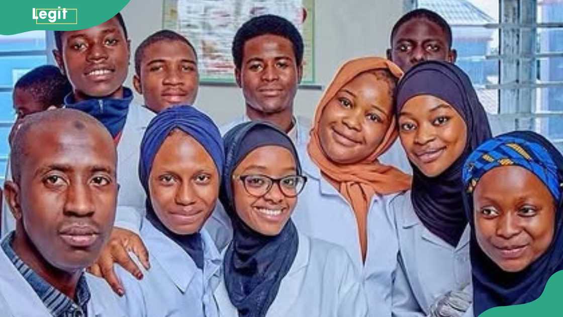 Federal University Gashua medical students pose for a photo Federal University Gashua medical students pose for a photo