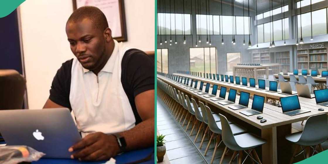 Man plans to build ICT center in his village. Man plans to build ICT center in his village.