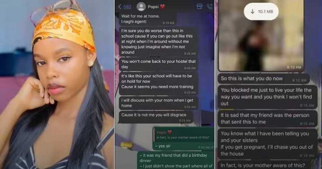 Nigerian father tackles daughter on WhatsApp for going on date night Nigerian father tackles daughter on WhatsApp for going on date night