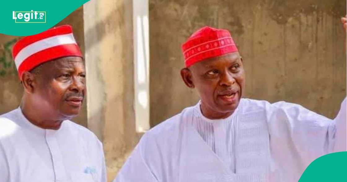 Kwankwaso tare da Abba. Kwankwaso tare da Abba.
