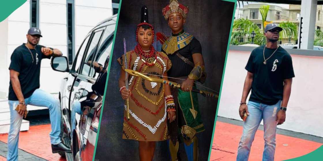 Lateef Adedimeji, and wife Lateef Adedimeji, and wife