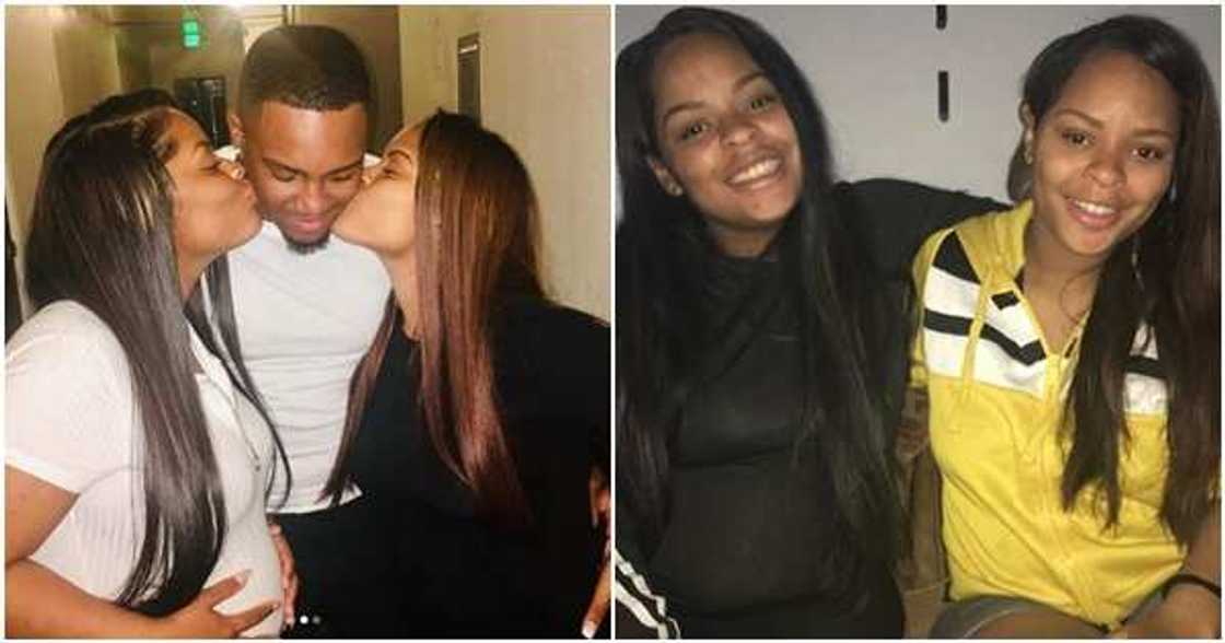 Meet pretty twin sisters who are pregnant for the same man (photos) Meet pretty twin sisters who are pregnant for the same man (photos)