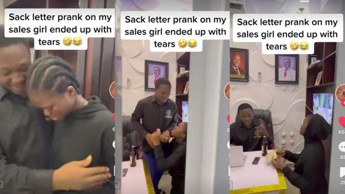 Employer pranks staff with sack letter Employer pranks staff with sack letter