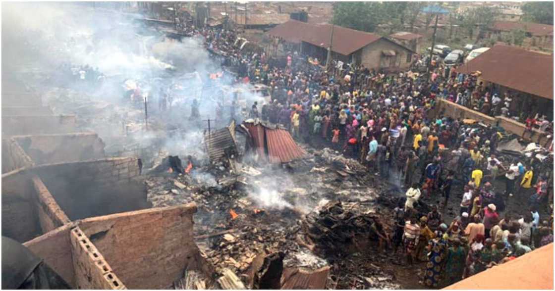 Araromi spare parts market, Agodi Gate, Ibadan, Oyo state capital, Yemi Akinyinka, general manager of Oyo fire service