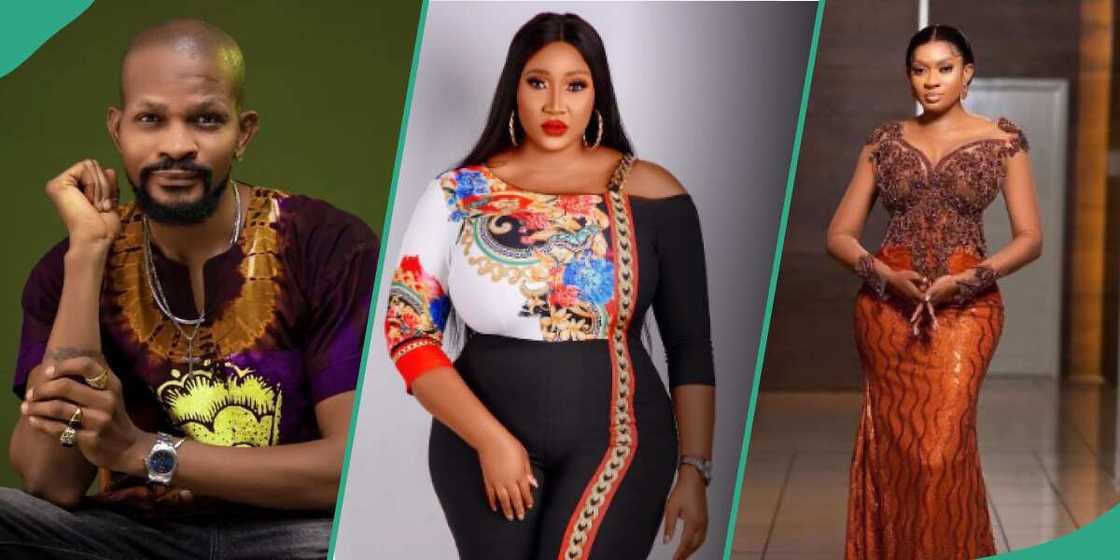 Photos of Uche Maduagwu, Judy Austin and May Edochie Photos of Uche Maduagwu, Judy Austin and May Edochie