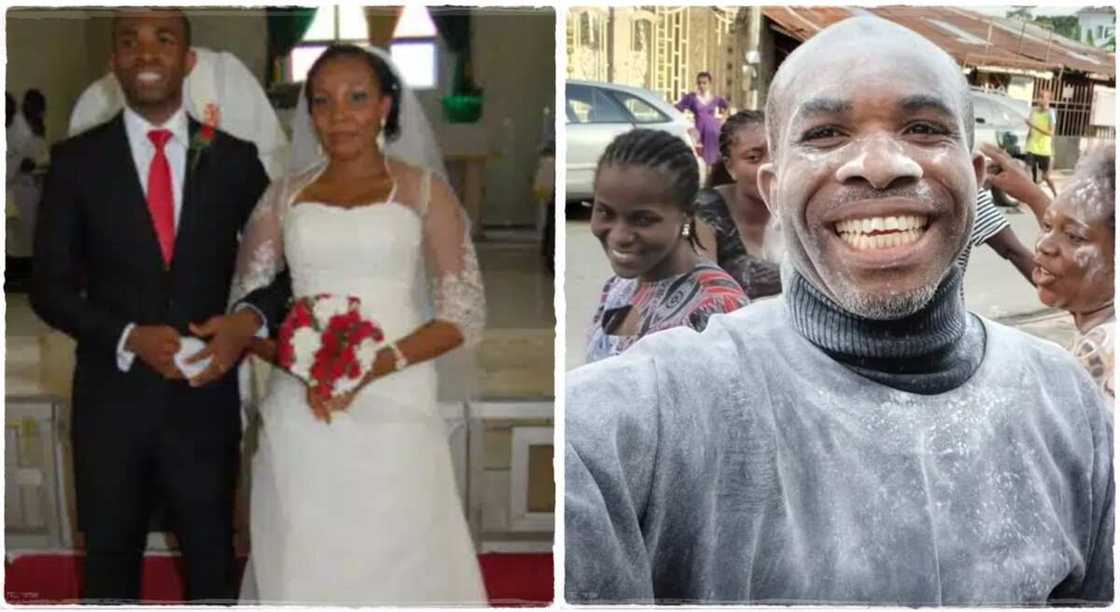 Photos of a couple who welcomed first baby after ten years. Photos of a couple who welcomed first baby after ten years.