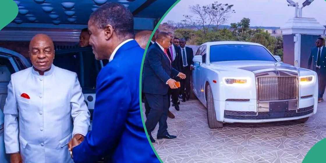 David Oyedepo at COZA. David Oyedepo at COZA.