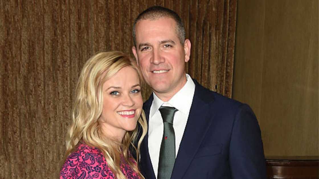 Reese Witherspoon and Jim Toth in Beverly Hills, California.